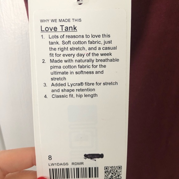lululemon Love Tank - Picture 4 of 6